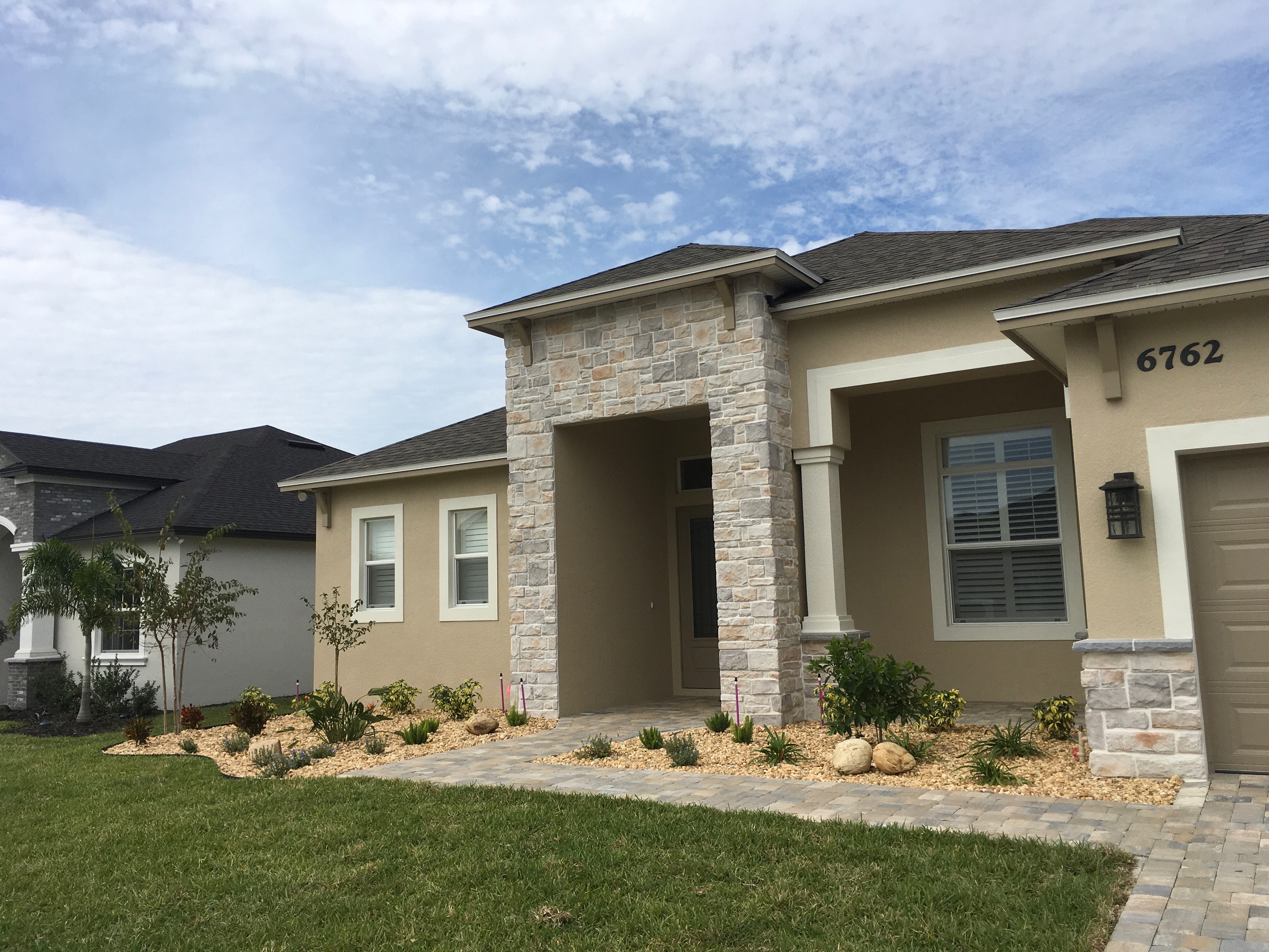 Landscaping work